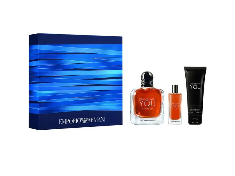 Armani Stronger With You Intensely EDP For Men 100ML Set