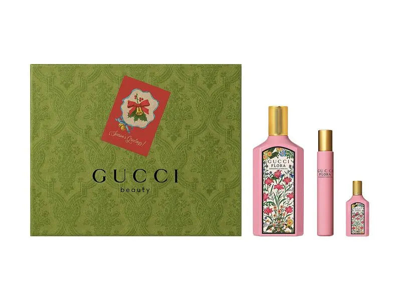 Gucci Flora Gorgeous Gardenia EDP For Women 100ML Set