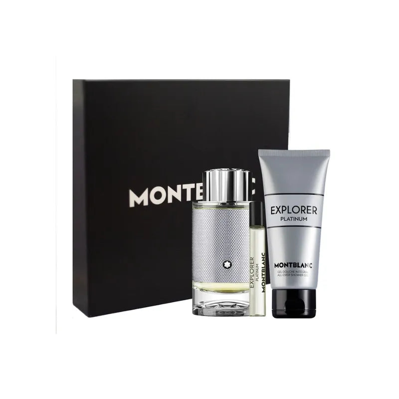 Mont Blanc Explorer Platinum EDP For Men 100ML Set