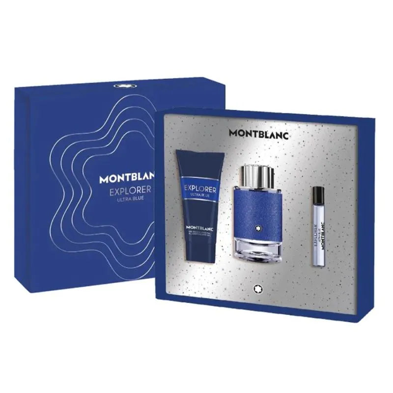 Mont Blanc Explorer Ultra Blue EDP For Men 100ML Set