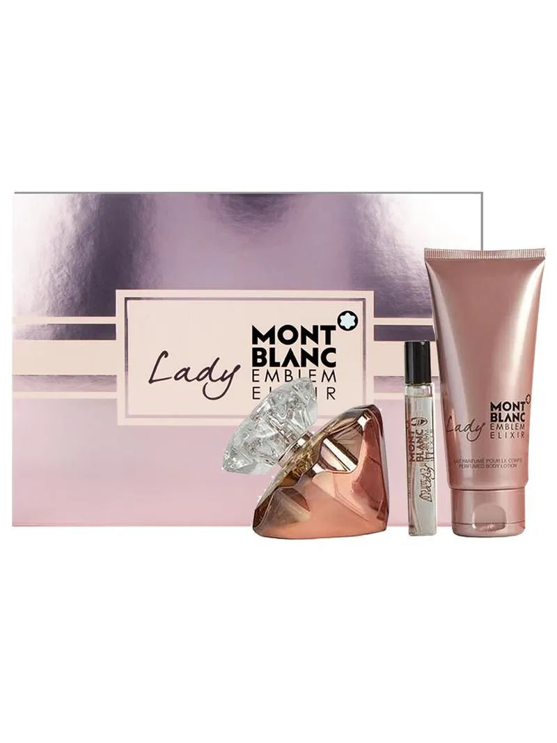 Mont Blanc Lady Emblem Elixir EDP For Women 75ML Set