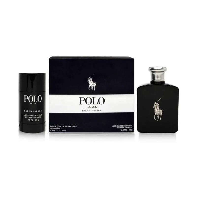 Ralph Lauren Polo Black EDT For Men 125ML Set