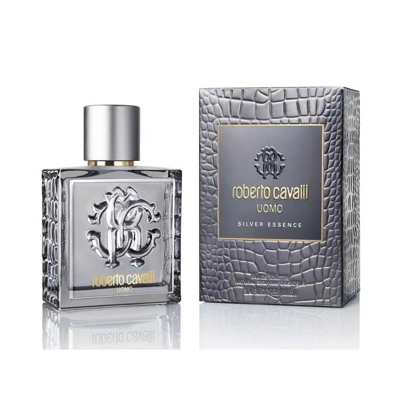 Roberto Cavalli Uomo Silver Essence EDT For Men 100ML