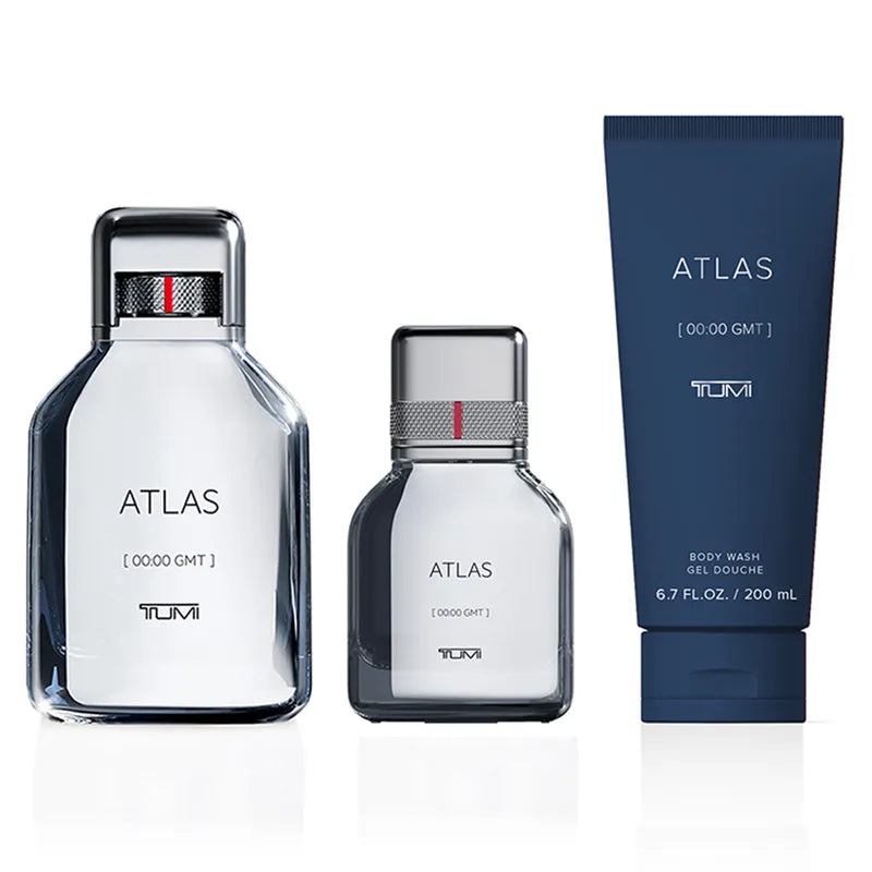 Tumi Atlas 00:00 GMT EDP For Unisex 100ML Set