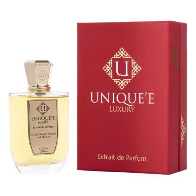 Unique'e Luxury Chocolate Makes Me Happy Extrait De Parfum For Unisex 100ML