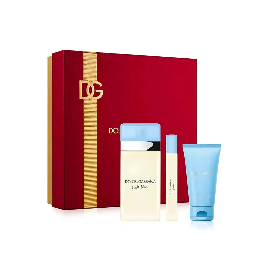 D&G Light Blue EDT For Women 100ML Set