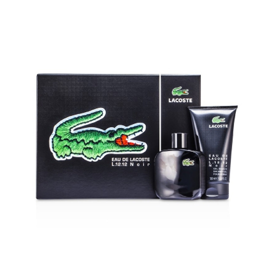 Lacoste L.12.12 Noir EDT For Men 100ML Set